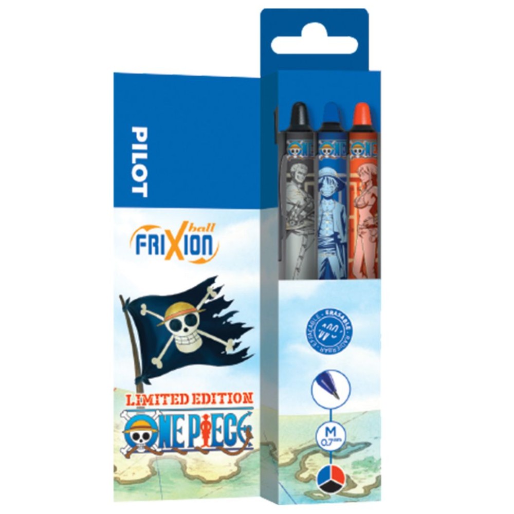 Pilot Frixion Clicker+ "One Piece" 3er-Set