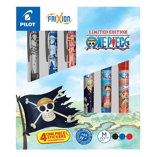 Pilot Frixion Clicker+ und Ball "One Piece" 6er-Set