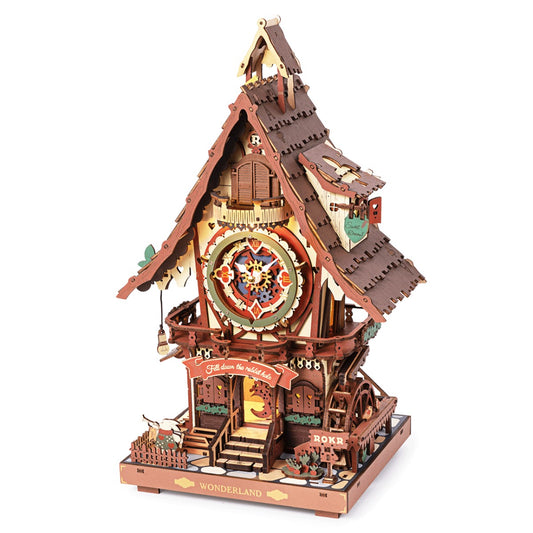 ROKR 3D-Holz-Puzzle Kuckucksuhr