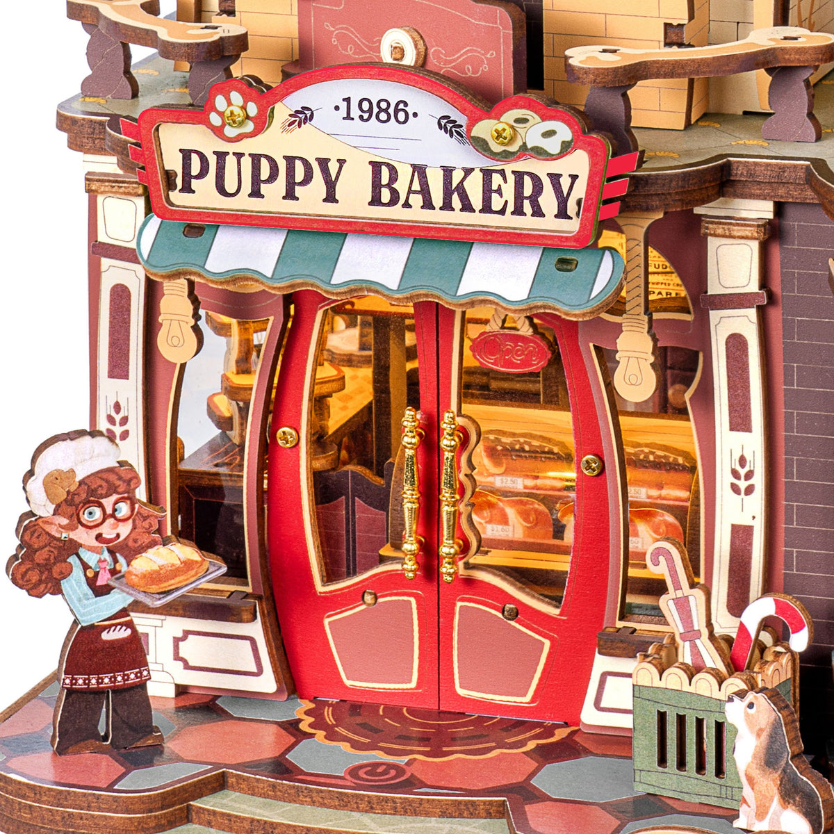 ROKR 3D-Holz-Puzzle Dream Bread Factory
