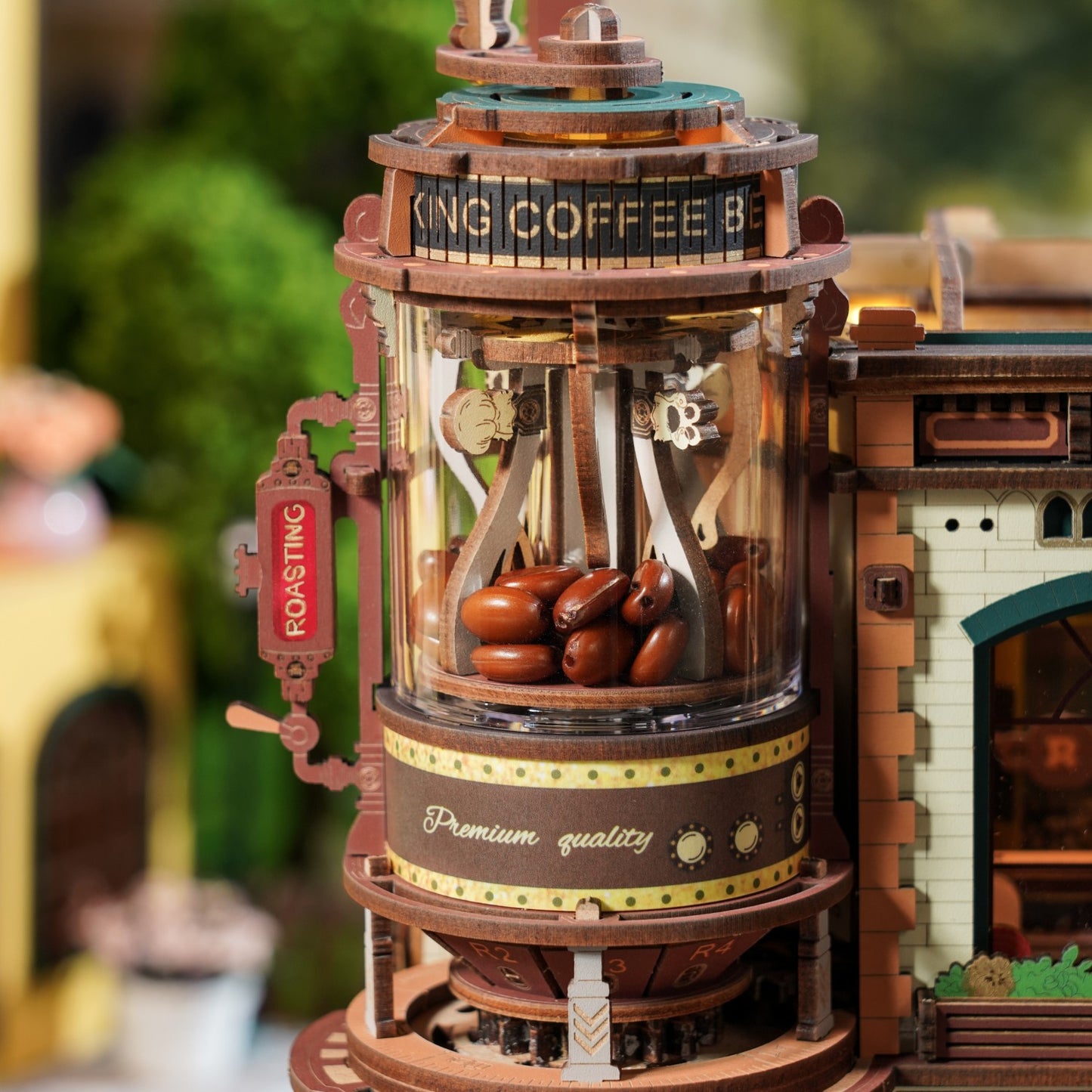 ROKR 3D-Holz-Puzzle Dream Coffee Factory