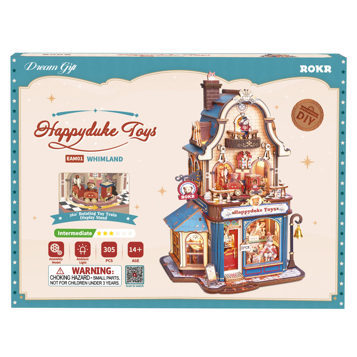 ROKR 3D-Holz-Puzzle Happyduke Toys