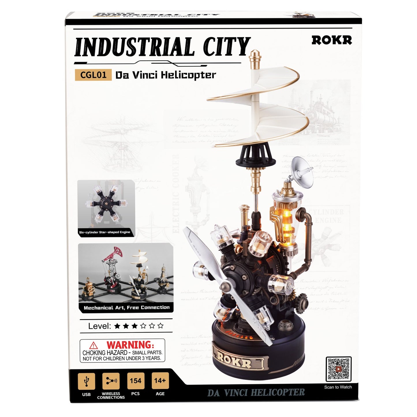 ROKR Industrial City "Da Vinci Helicopter"