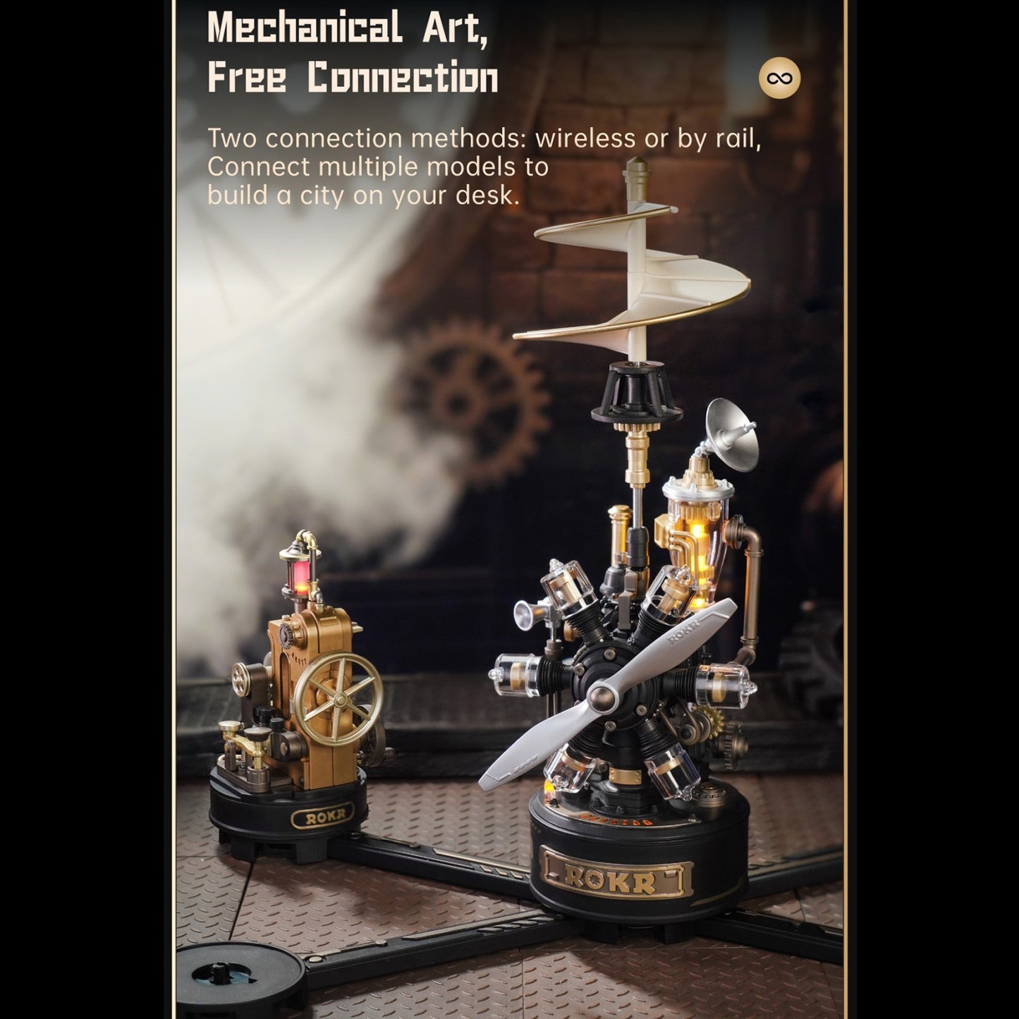 ROKR Industrial City "Da Vinci Helicopter"