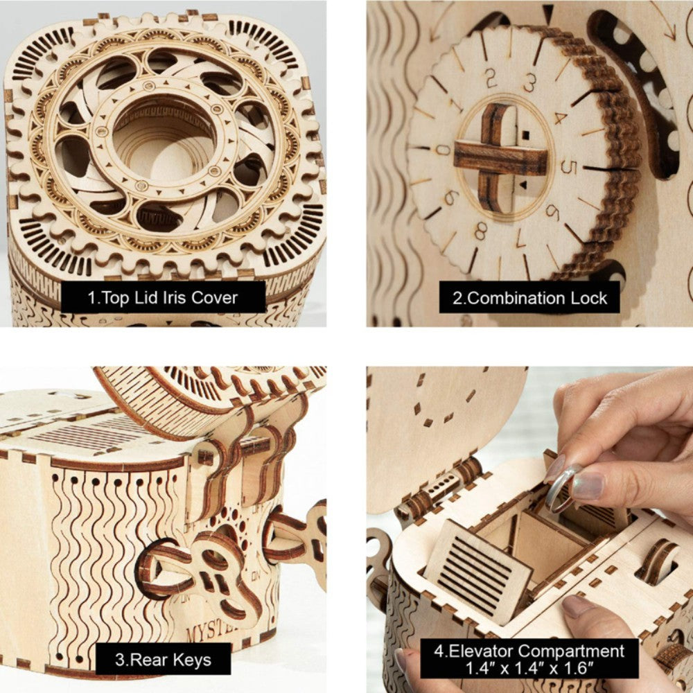ROKR 3D-Holz-Puzzle Schatztruhe "Treasure Box"