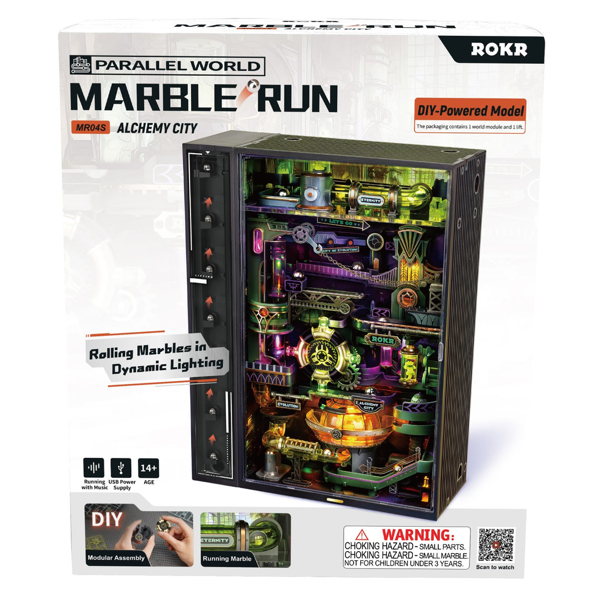 ROKR 3D-Puzzle Marble-Run "Mars Outpost"