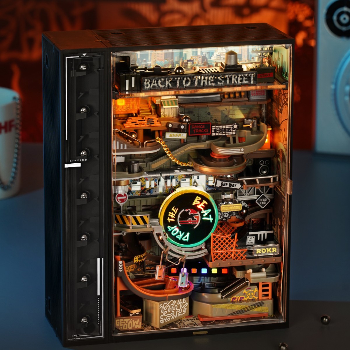 ROKR 3D-Puzzle Marble-Run "Hip-Hop Street"