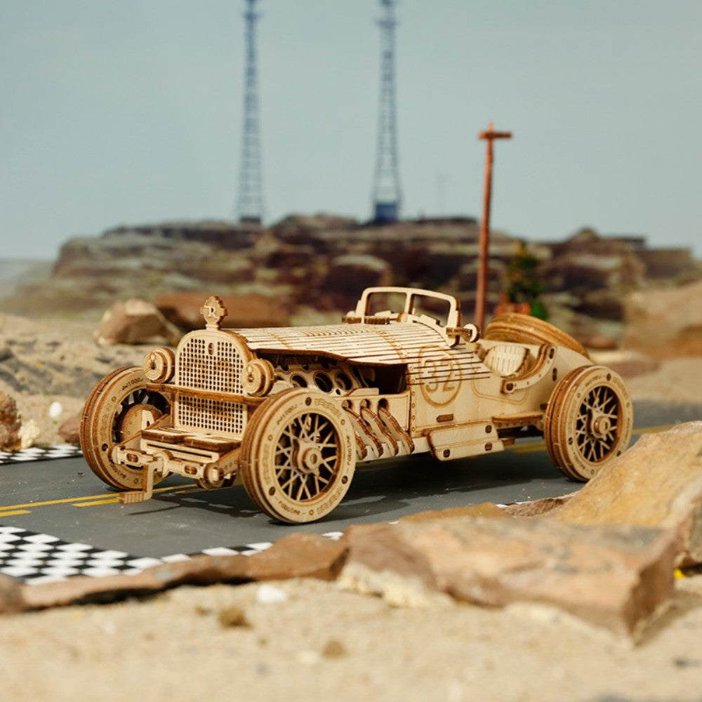 ROKR 3D-Holz-Puzzle Grand Prix Car