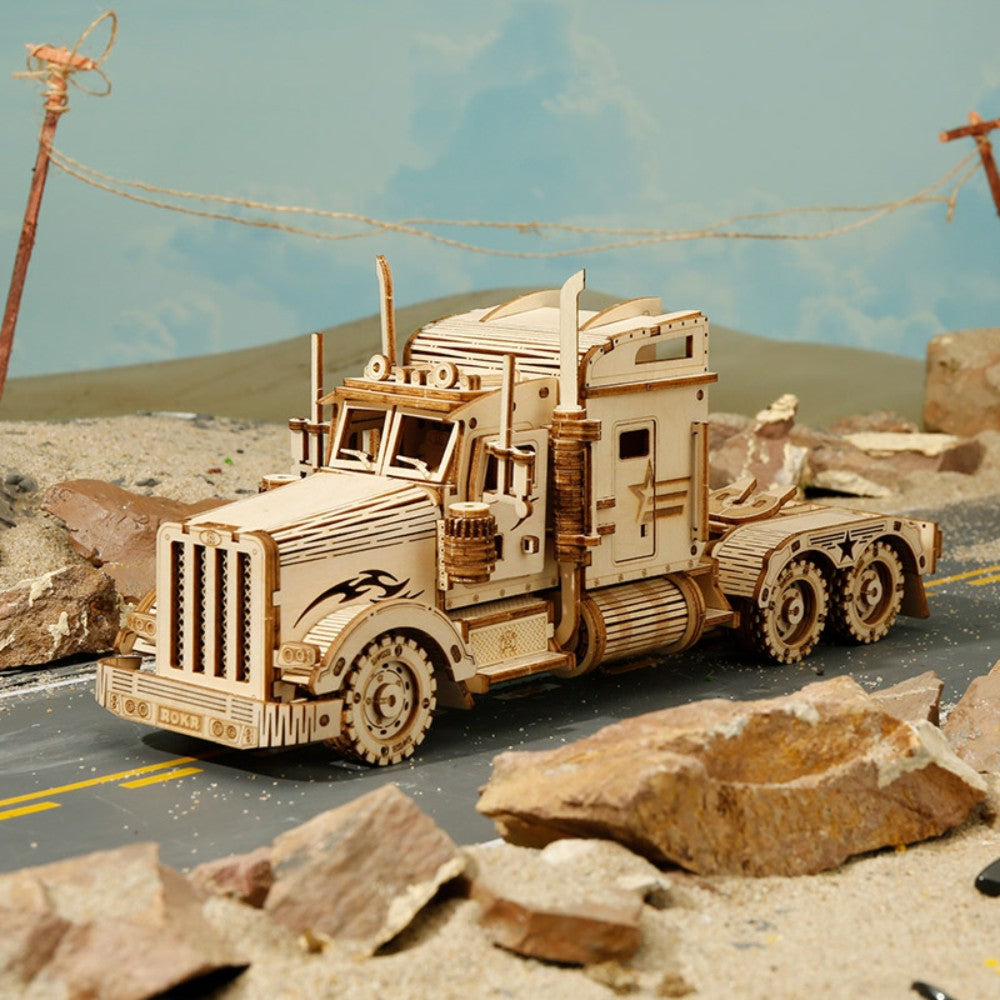 ROKR 3D-Holz-Puzzle Heavy Truck
