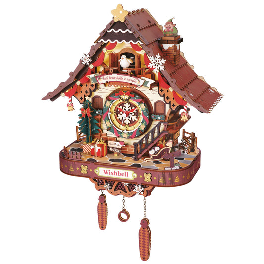 ROKR 3D-Holz-Puzzle Kuckucksuhr