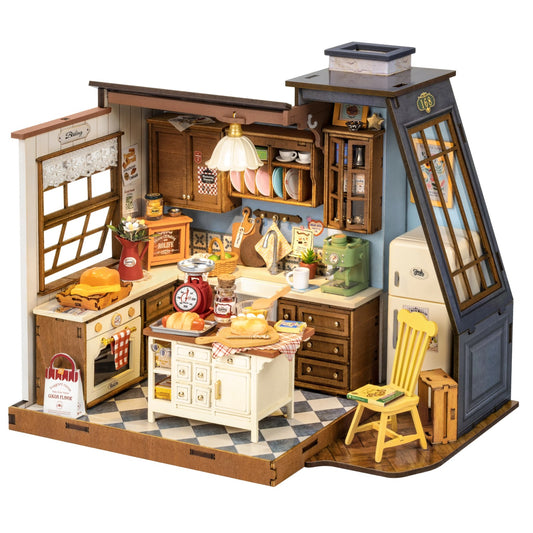 Rolife 3D-Holz-Puzzle DIY "Baking Kitchen"