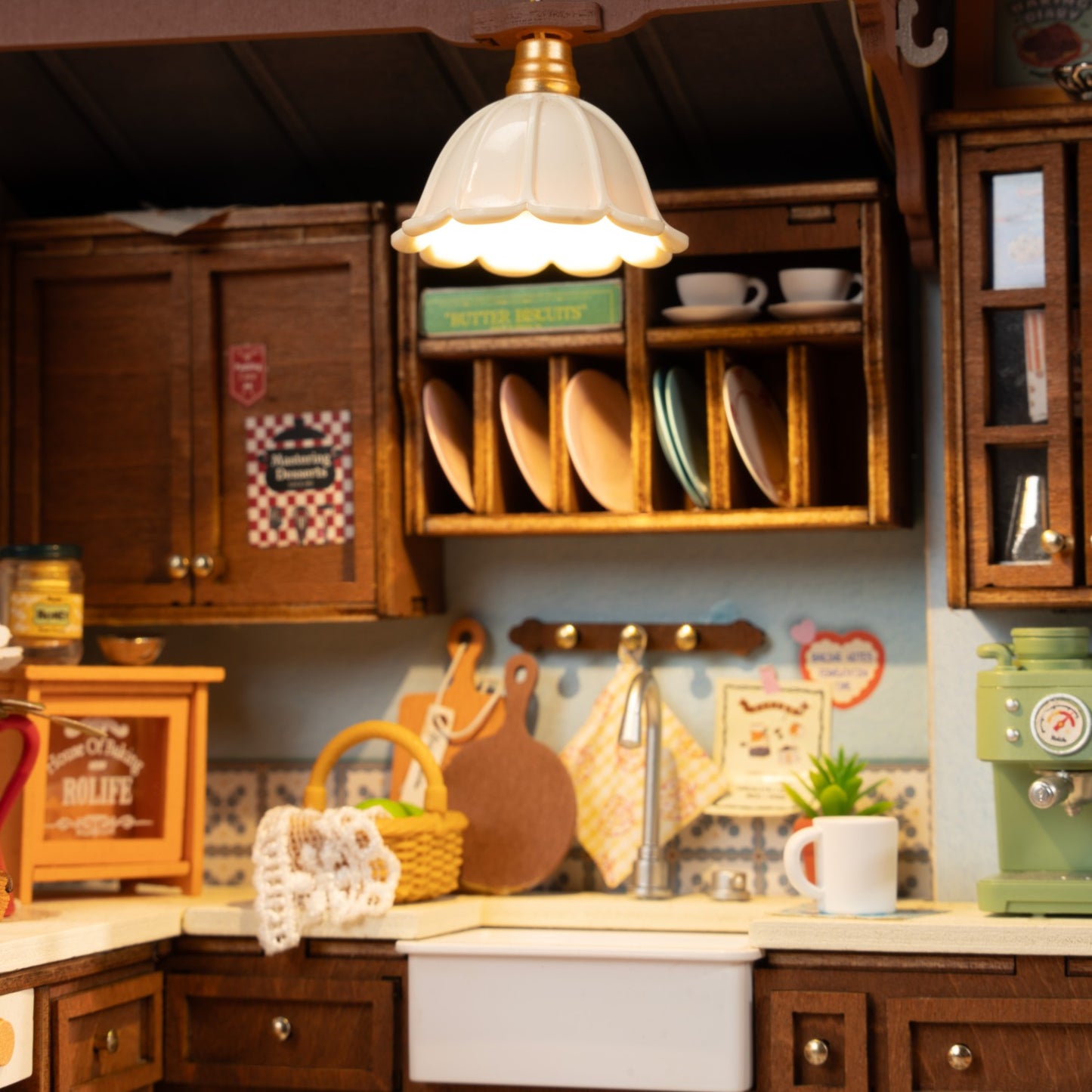 Rolife 3D-Holz-Puzzle DIY "Baking Kitchen"