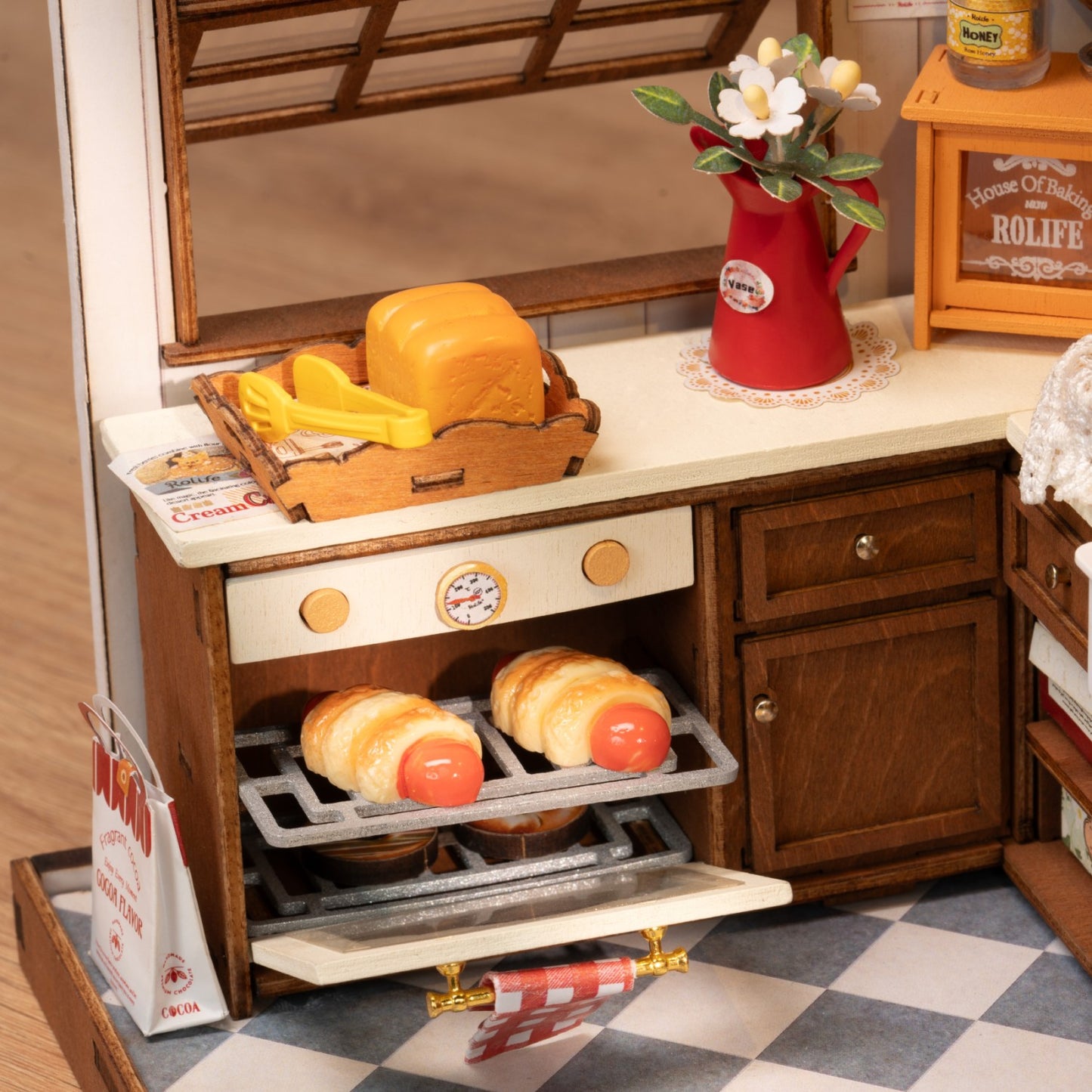 Rolife 3D-Holz-Puzzle DIY "Baking Kitchen"