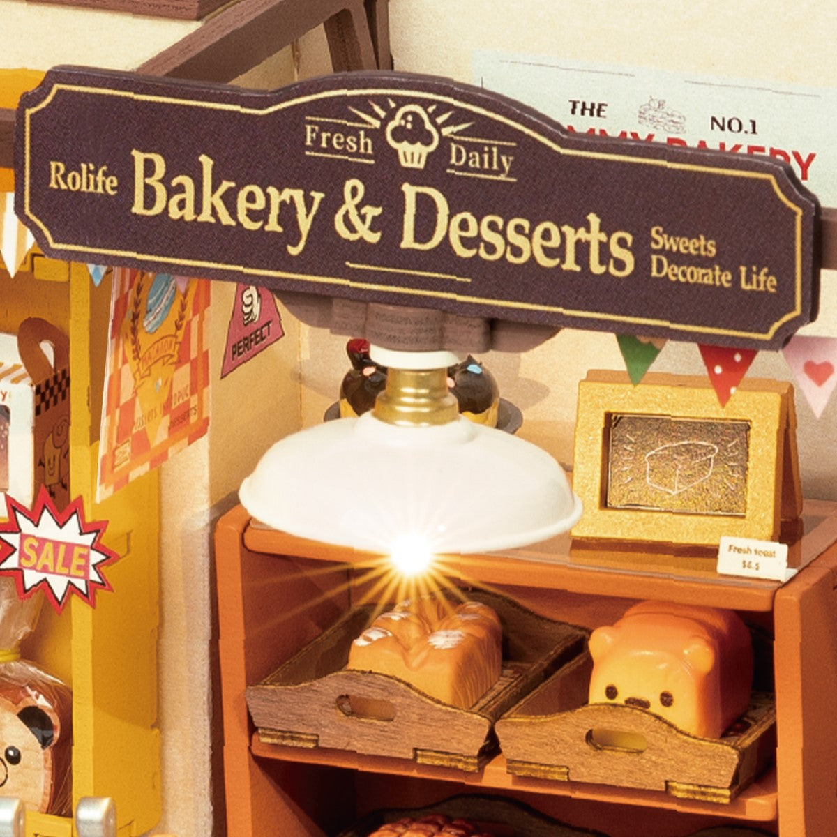 Rolife 3D-Holz-Puzzle DIY "Becka‘s Baking House"
