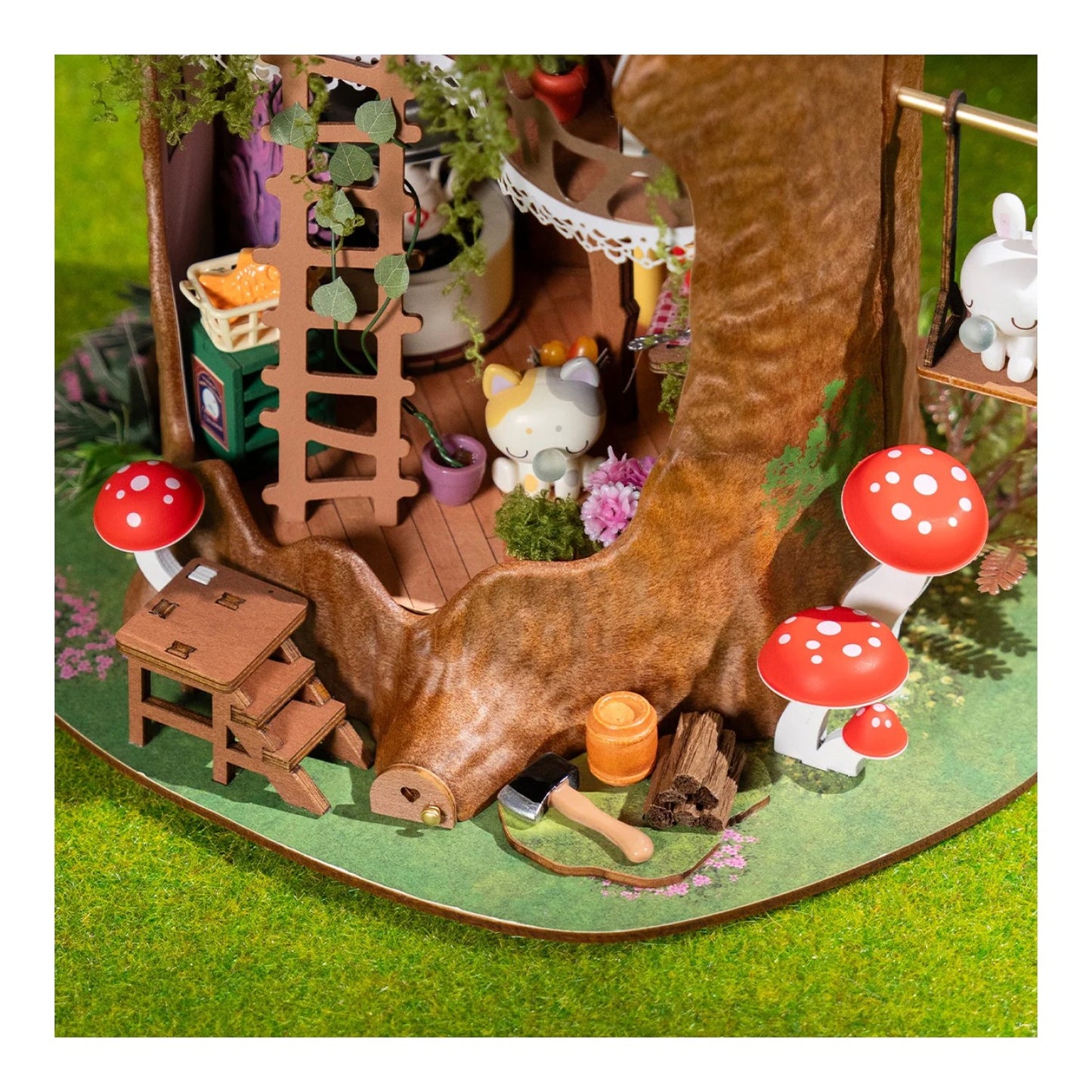 Rolife 3D-Holz-Puzzle DIY "Fairytale Tree House"