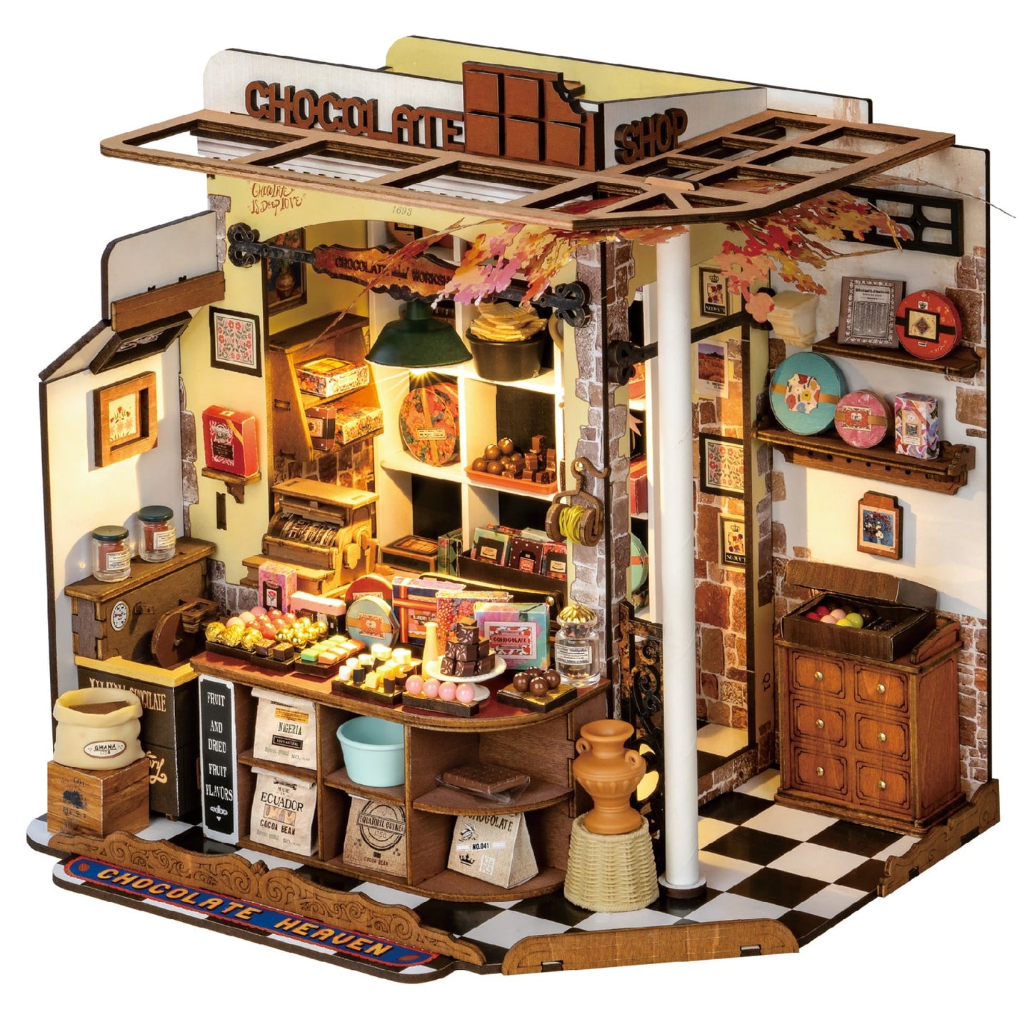 Rolife 3D-Holz-Puzzle DIY "Henry's Chocolate"