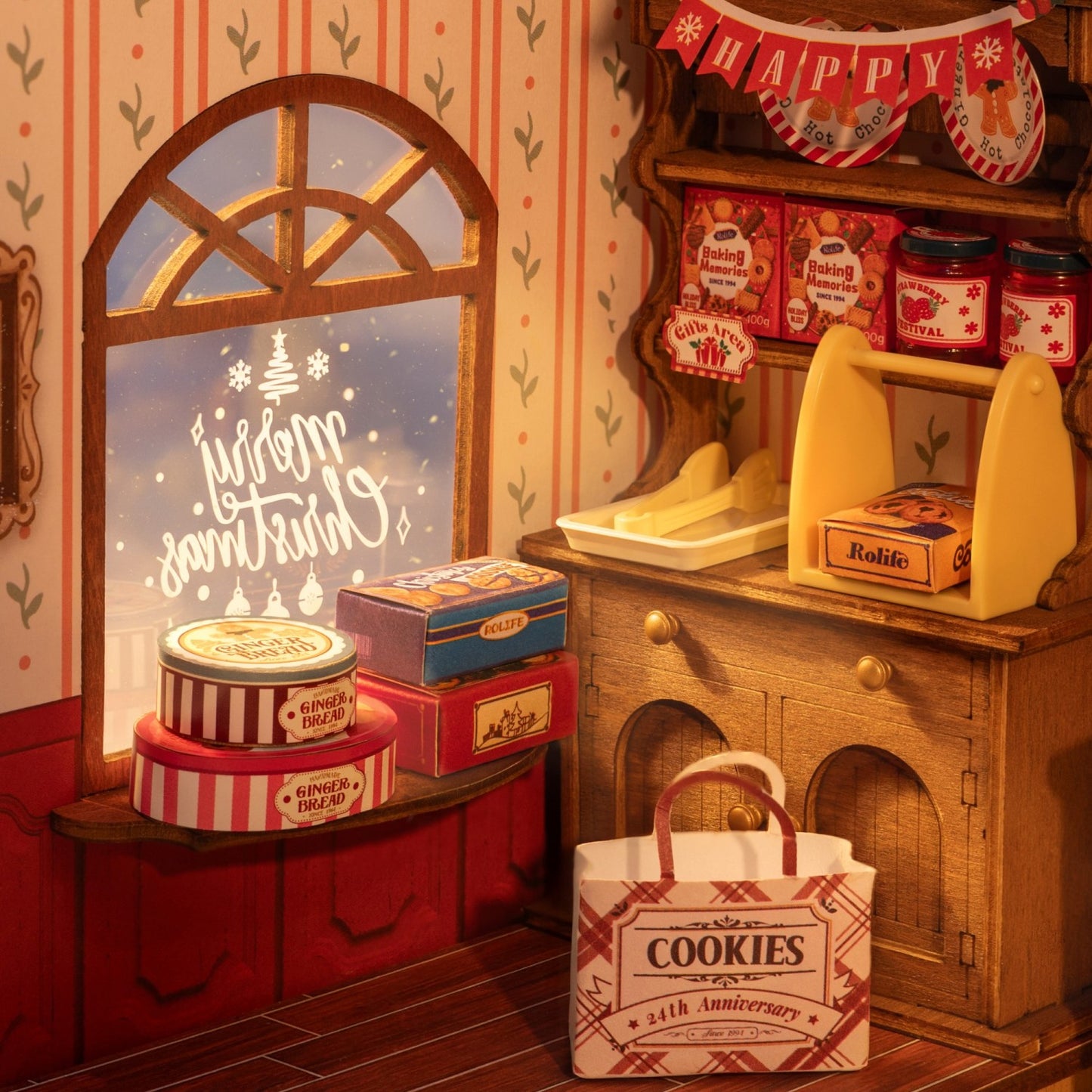 Rolife 3D-Holz-Puzzle DIY "Lebkuchenhaus"