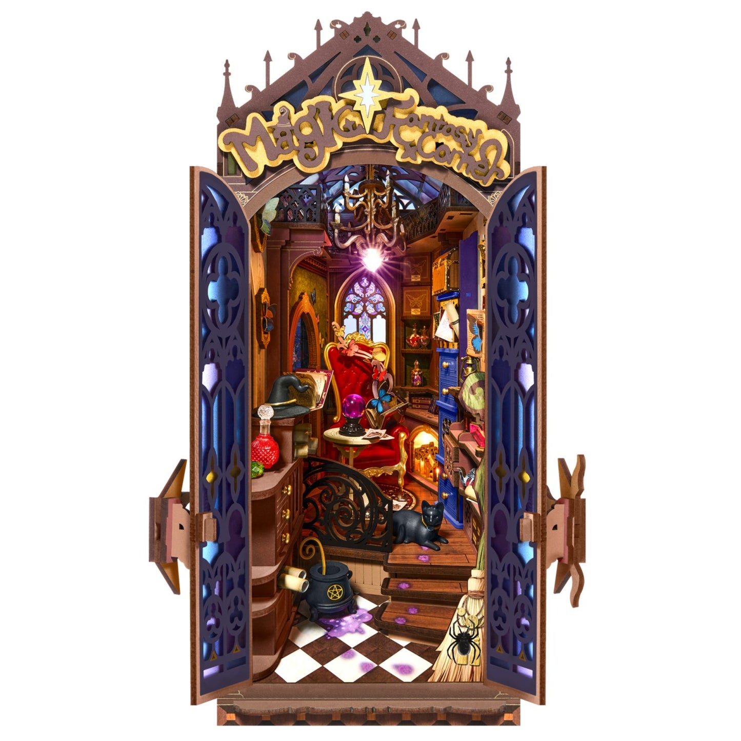 Rolife 3D-Holz-Puzzle Book Nook "Magic Fantasy Corner"