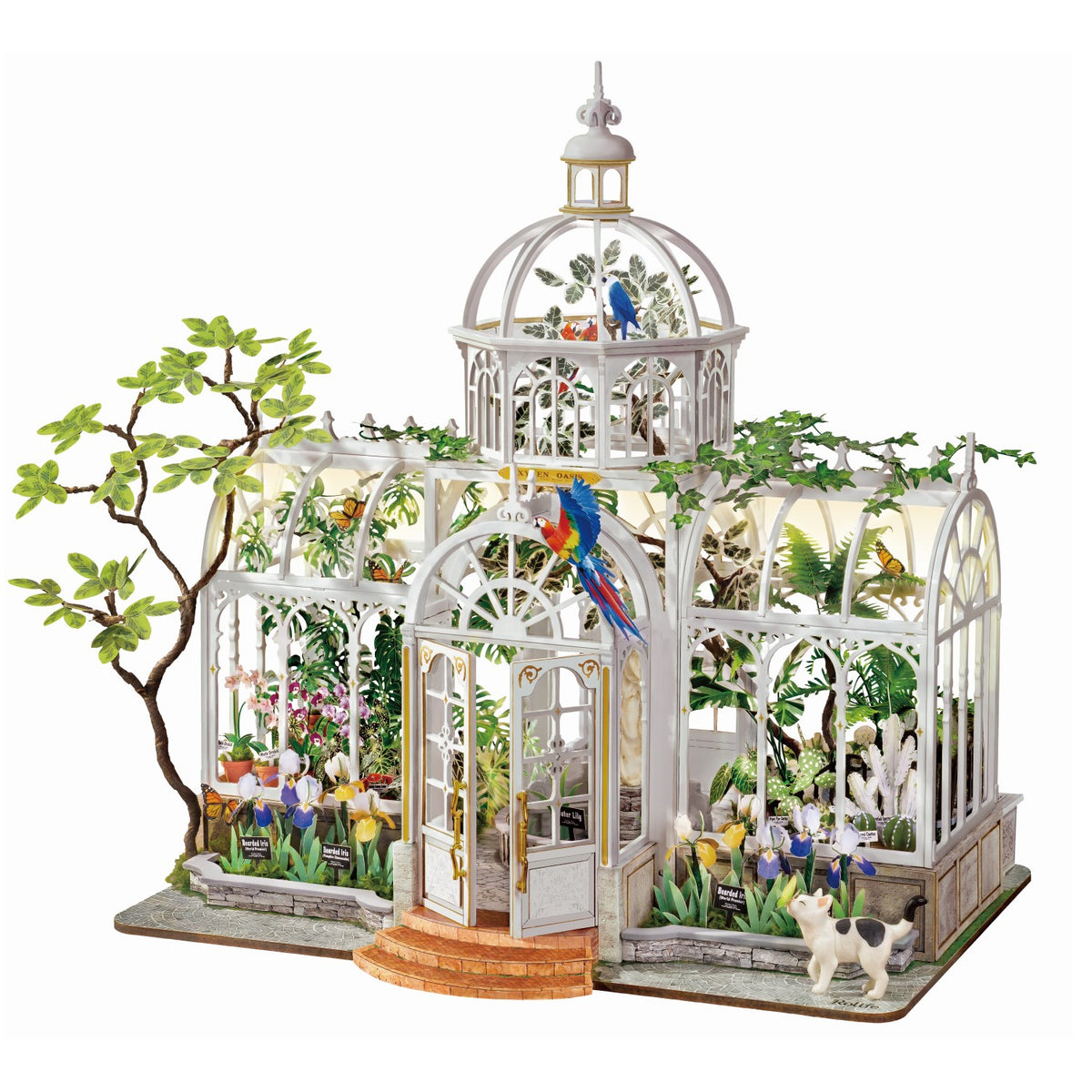 Rolife 3D-Holz-Puzzle "Oygen Oasis - botanischer Wintergarten"