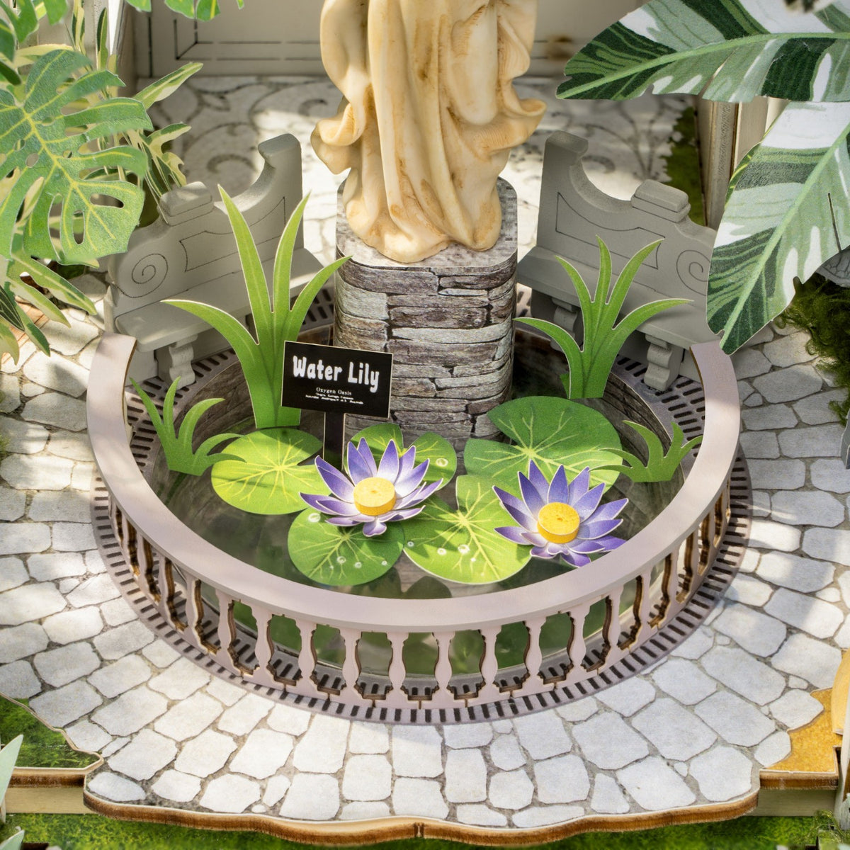 Rolife 3D-Holz-Puzzle "Oygen Oasis - botanischer Wintergarten"
