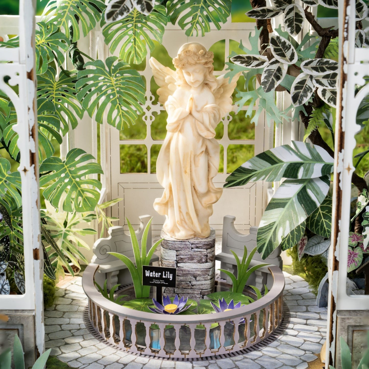 Rolife 3D-Holz-Puzzle "Oygen Oasis - botanischer Wintergarten"