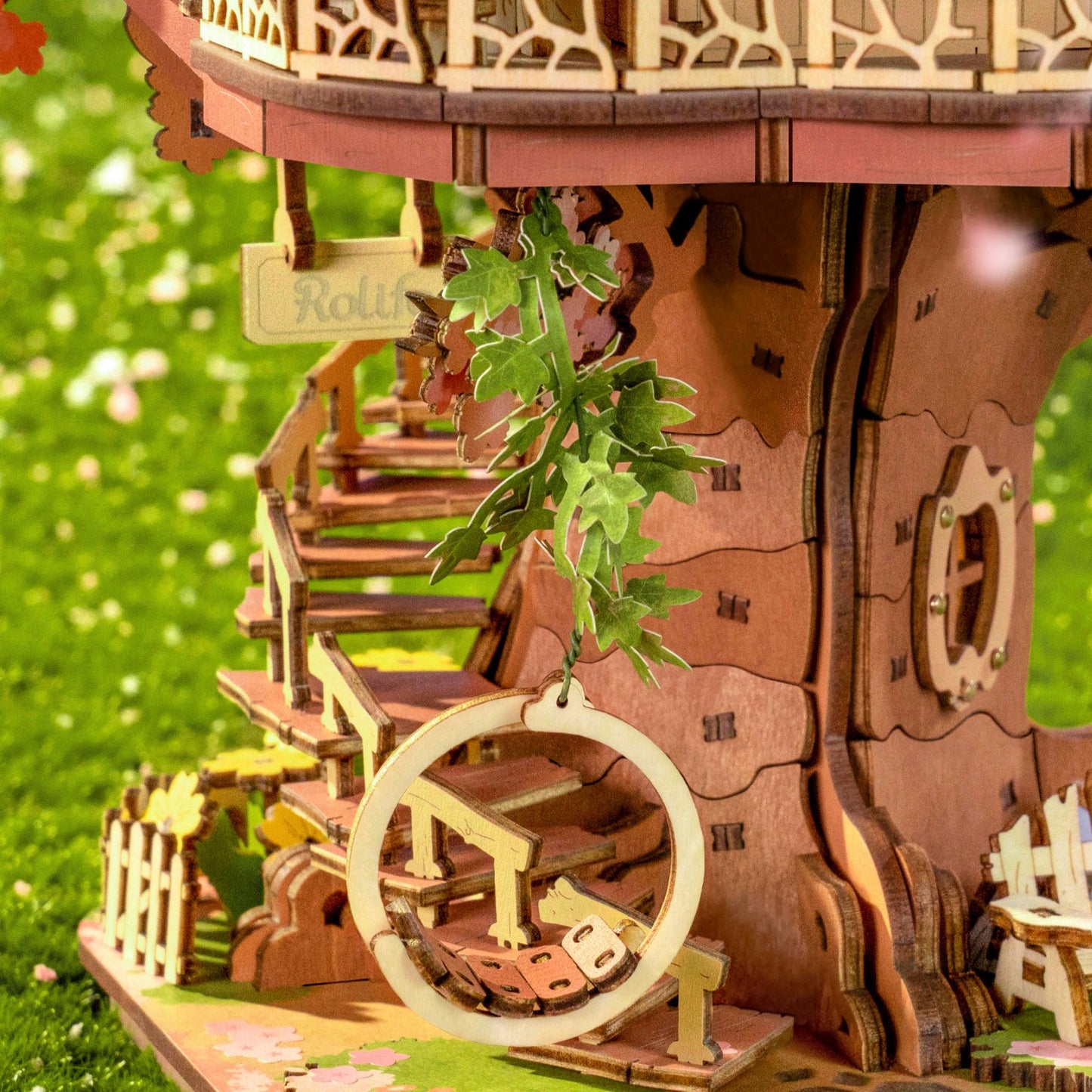 Rolife 3D-Holz-Puzzle Sakura Tree House / Baumhaus