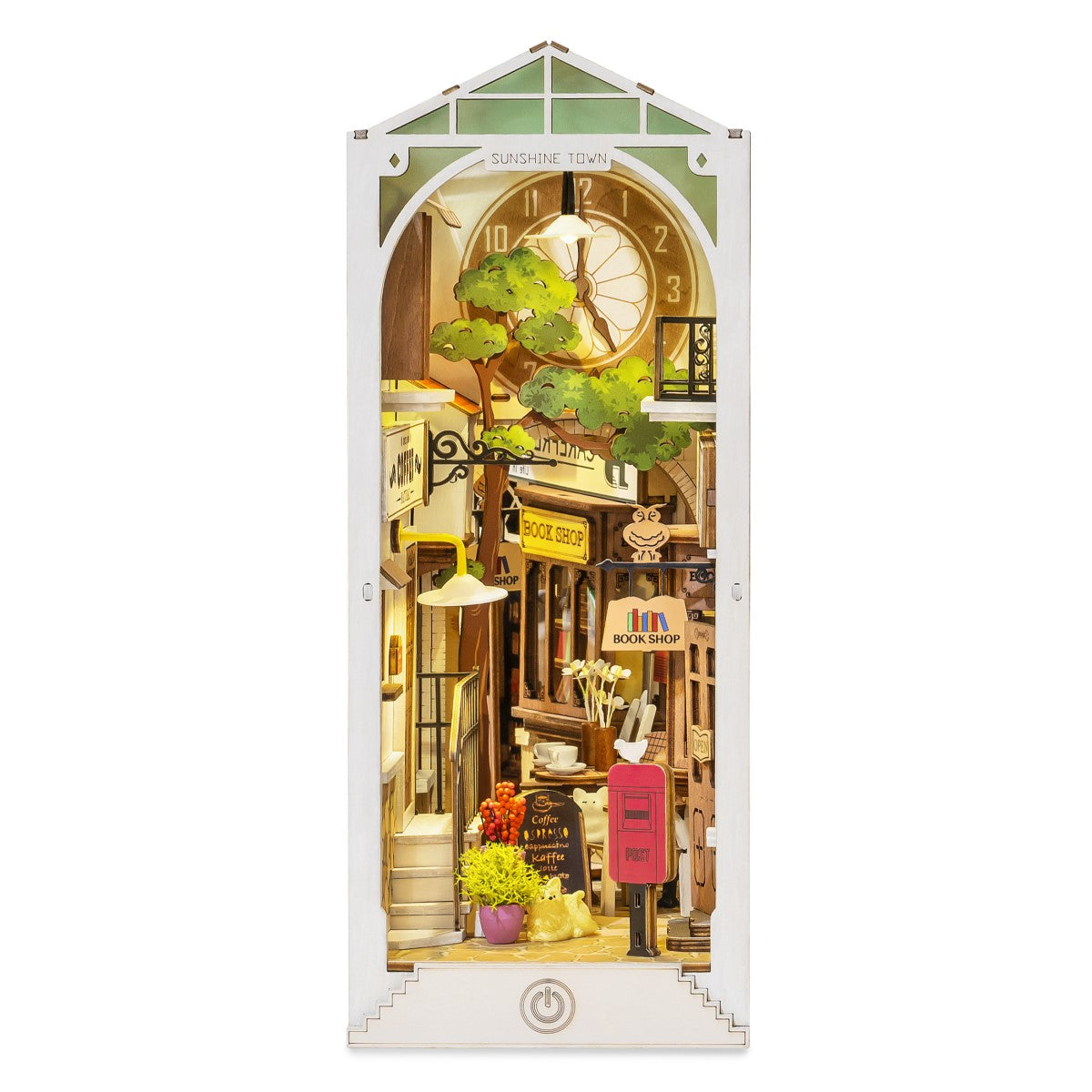 Rolife 3D-Holz-Puzzle Book Nook "Sunshine Town"