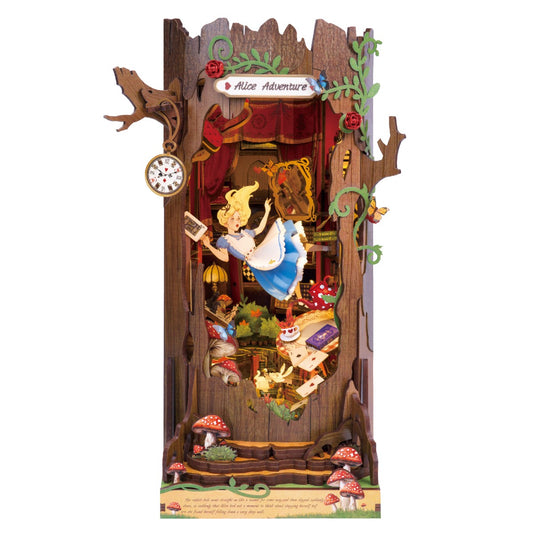 Rolife 3D-Holz-Puzzle Book Nook "Alice Adventure"
