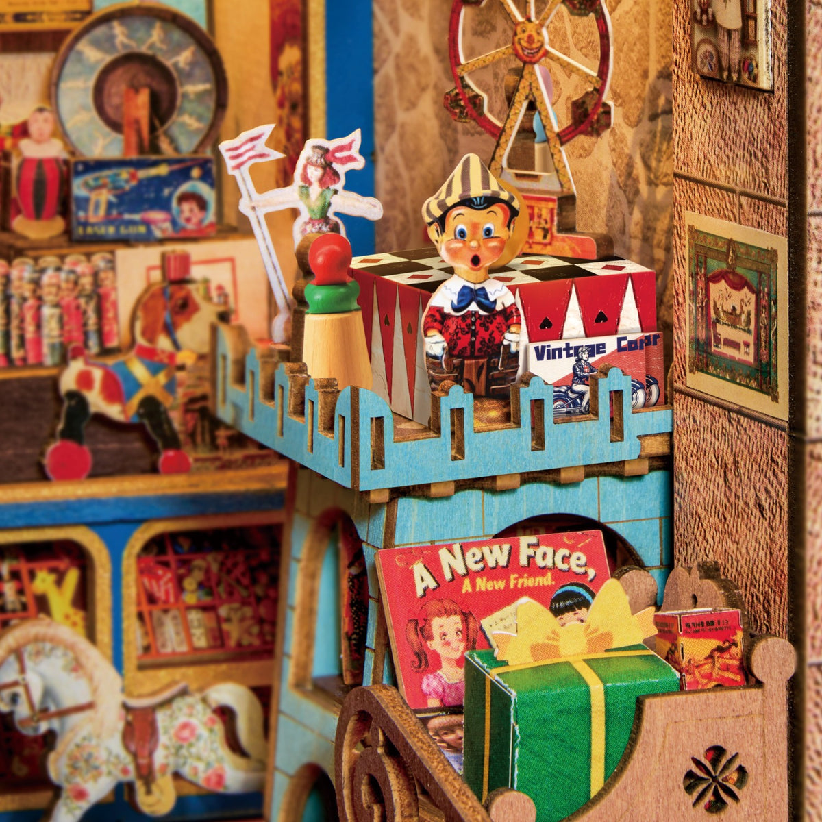Rolife 3D-Holz-Puzzle Book Nook "Treasure Toy Shop"