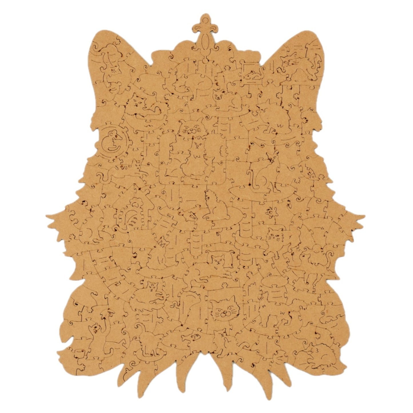 Rowood Holz-Puzzle Katze "Cat King"