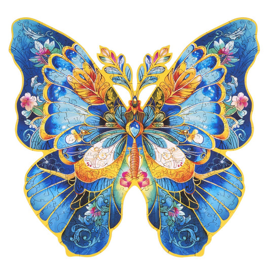 Rowood Holz-Puzzle Schmetterling / Morpho Helena