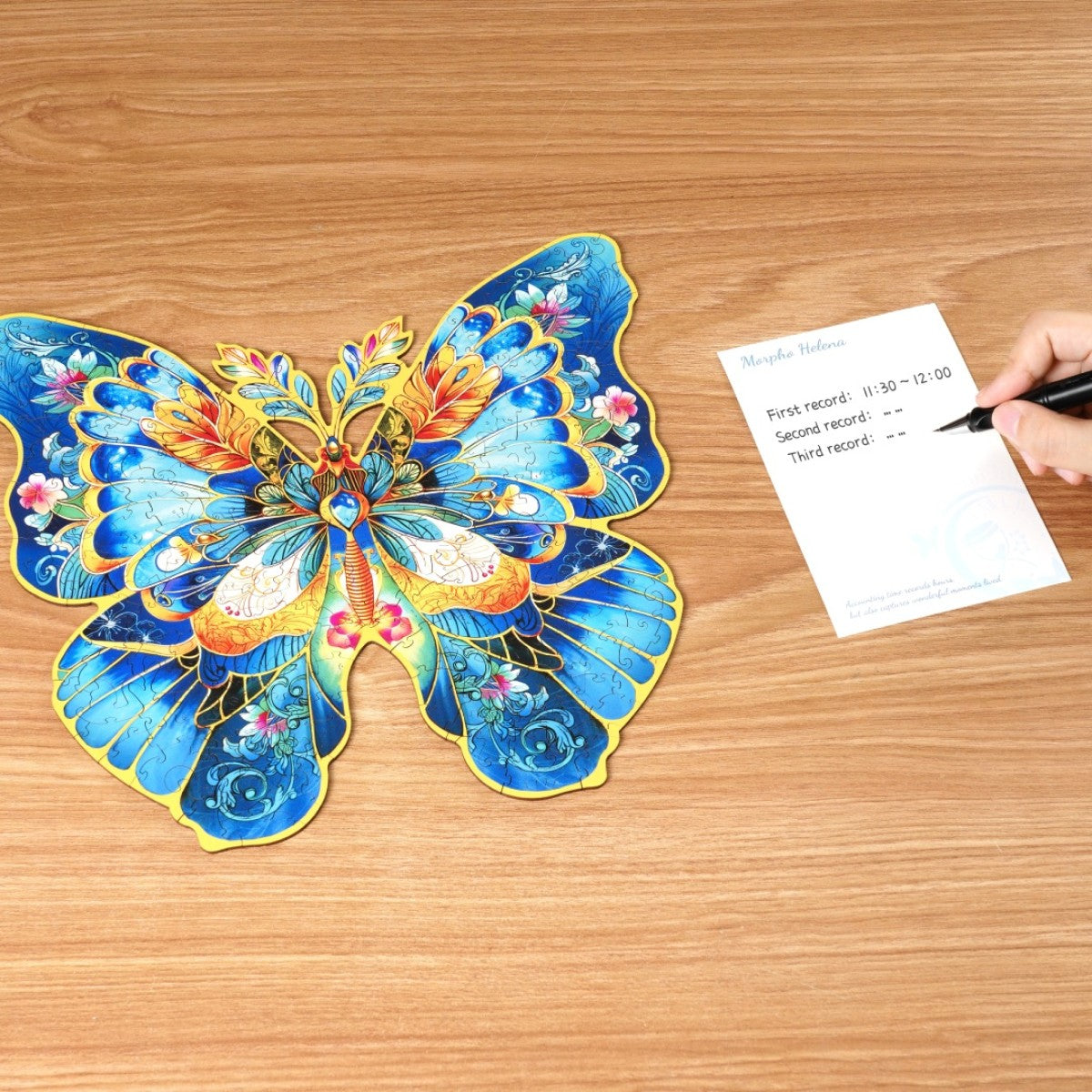Rowood Holz-Puzzle Schmetterling / Morpho Helena