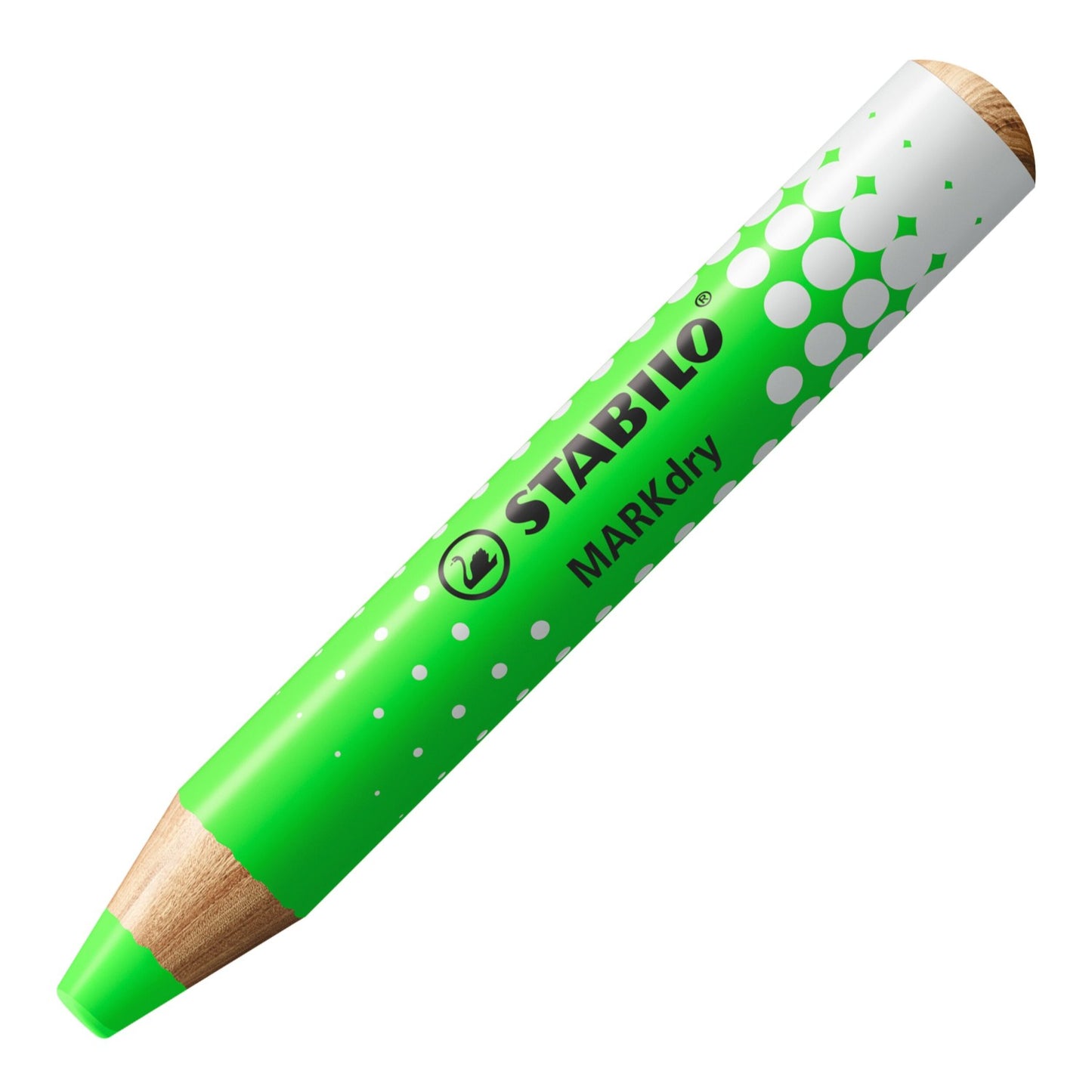 Stabilo MARKdry 4er Pack Neon mit Spitzer und Abwischtuch