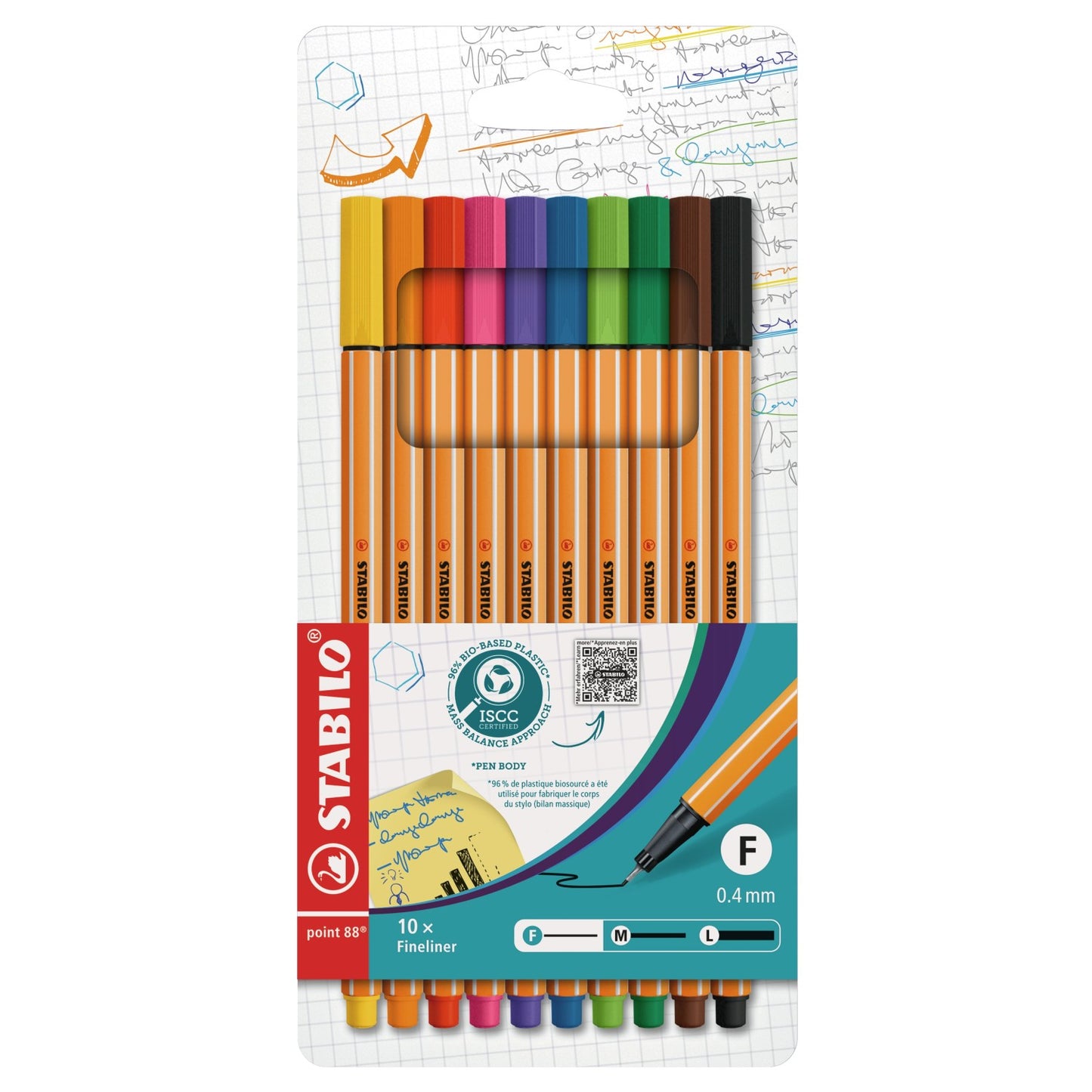 Stabilo Fineliner Point88 / 10er Pack