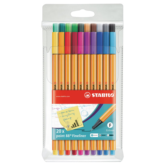 Stabilo Fineliner Point88 / 20er Pack